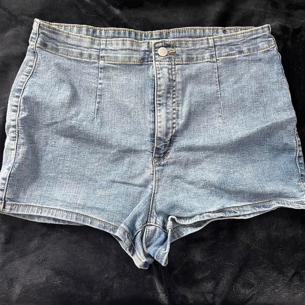 denim shorts